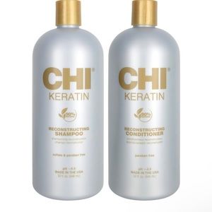 CHI Keratin Liter Shampoo & Conditioner Set